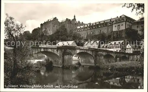 Weilburg Lahnbruecke Schloss Kat. Weilburg