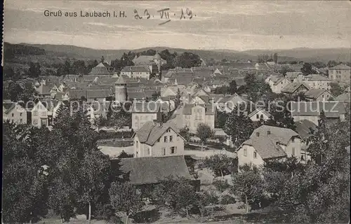 Laubach Hessen Ortsblick / Laubach /Giessen LKR