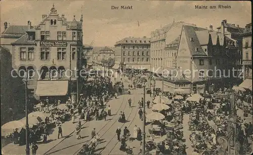 Mainz Rhein Markt / Mainz Rhein /Mainz Stadtkreis