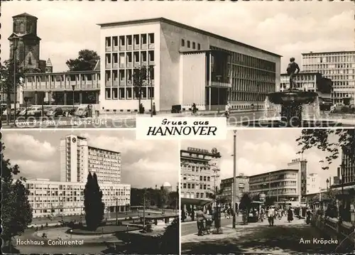 Hannover Duwe Brunnen Conti Hochhaus Am Kroepcke Kat. Hannover