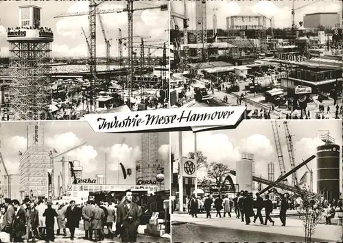 Hannover Messegelaende Teilansichten Kat. Hannover