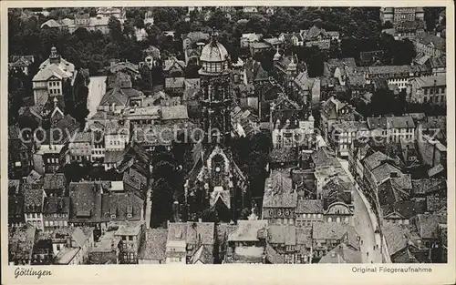 Goettingen Niedersachsen Stadtbild mit Jacobikirche Fliegeraufnahme / Goettingen /Goettingen LKR