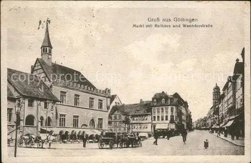 Goettingen Niedersachsen Markt Rathaus Weender Strasse / Goettingen /Goettingen LKR