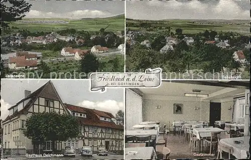 Friedland Goettingen Teilansichten Gasthaus Deichmann Gastzimmer Kat. Friedland