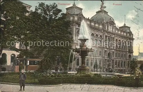 Hannover Postamt Brunnen Kat. Hannover