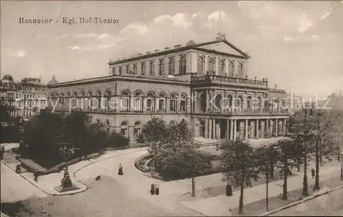 Hannover Koenigliches Hoftheater Kat. Hannover