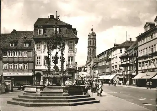 Goettingen Niedersachsen Gaenselieselbrunnen Jacobiturm / Goettingen /Goettingen LKR