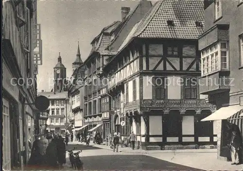 Goettingen Niedersachsen Barfuesserstrasse Tuerme der Johanniskirche Kupfertiefdruck / Goettingen /Goettingen LKR