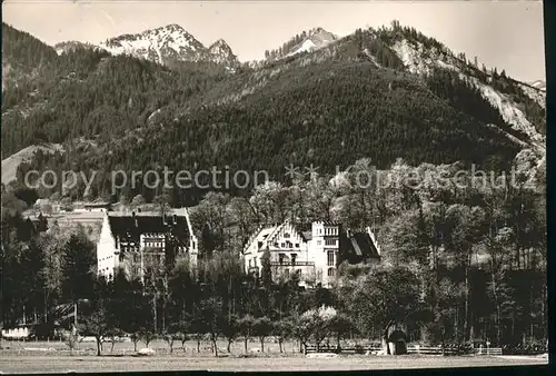 Brannenburg Schloss mit Hochsalwand Kat. Brannenburg