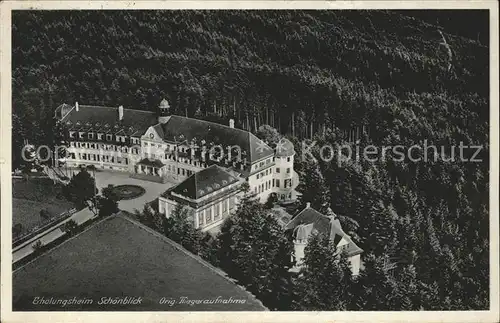 Schwaebisch Gmuend Fliegeraufnahme Erholungsheim Schoenblick Kat. Schwaebisch Gmuend