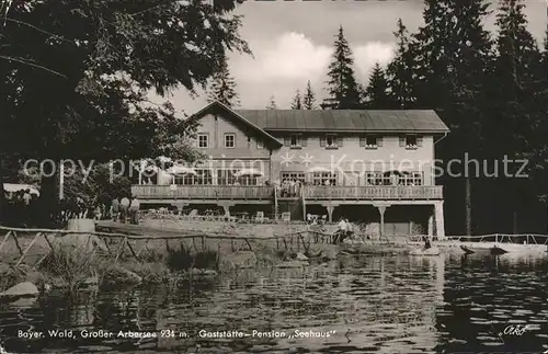 Arbersee Restaurant Pension Seehaus Kat. Bayerisch Eisenstein