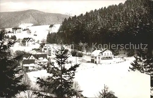 Willingen Sauerland Panorama im Schnee / Willingen (Upland) /Waldeck-Frankenberg LKR