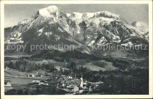 Bischofswiesen mit Goellgruppe Kat. Bischofswiesen