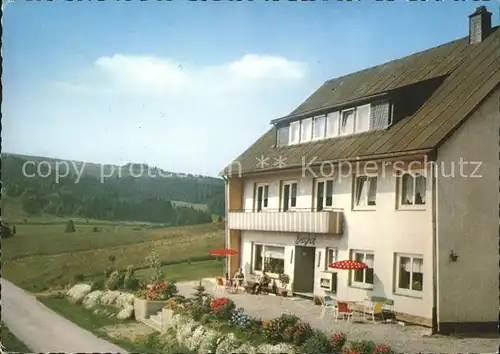 Usseln Hotel Pension Berghof Kat. Willingen (Upland)