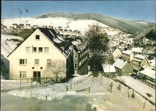 Willingen Sauerland Jugendherberge im Schnee Kat. Willingen (Upland)