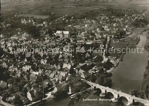 Melsungen Fulda Fliegeraufnahme / Melsungen /Schwalm-Eder-Kreis LKR