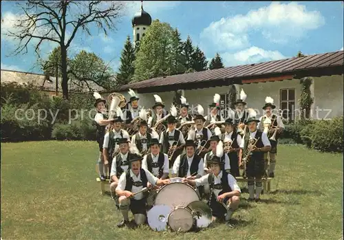 Bad Heilbrunn Musikkapelle Gruppenfoto Kat. Bad Heilbrunn