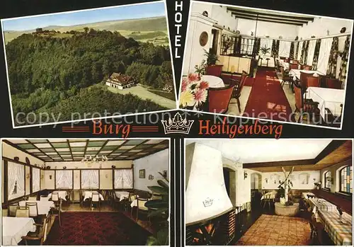 Gensungen Burg Heiligenberg Hotel Kat. Felsberg