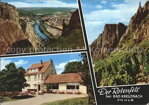 Bad Kreuznach Rotenfels Pension Restaurant Zur Bastei Kat. Bad Kreuznach