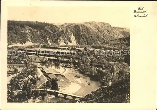 Bad Kreuznach Salinental Fliegeraufnahme Kat. Bad Kreuznach