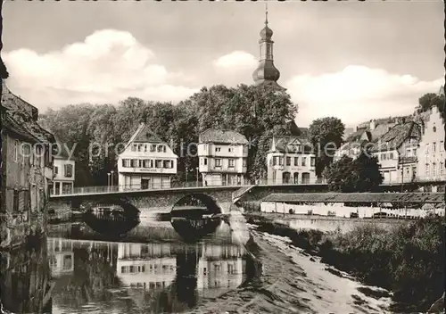 Bad Kreuznach Nahepartie mit Brueckenhaeusern Kat. Bad Kreuznach