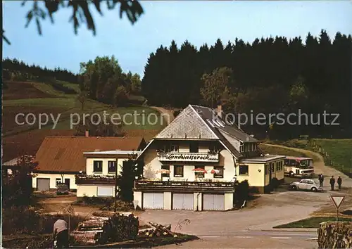 Elzach Gasthaus Pension Landwassereck Kat. Elzach