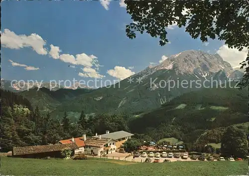 Berchtesgaden Berggasthof und Pension Zipfhaeusl Kat. Berchtesgaden