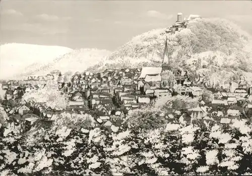 Biedenkopf Panorama im Schnee Kat. Biedenkopf