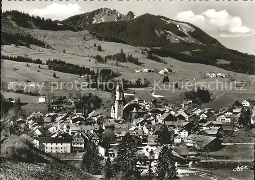 Nesselwang Panorama mit Reuter Wanne Kat. Nesselwang