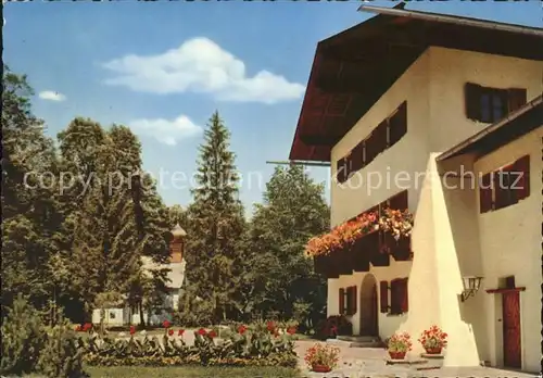 Berchtesgaden Eisenbahner Erholungsheim Haus Hubertus Kat. Berchtesgaden