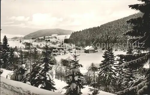 Willingen Sauerland Panorama im Schnee / Willingen (Upland) /Waldeck-Frankenberg LKR