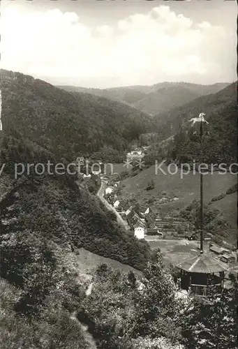 Zorge Blick auf Oberzorge Pferdchen Kat. Zorge