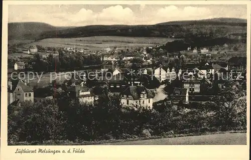 Melsungen Fulda Gesamtansicht Luftkurort an der Fulda / Melsungen /Schwalm-Eder-Kreis LKR