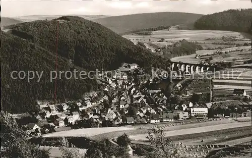 Willingen Sauerland Gesamtansicht Heilklimatischer Kurort Viadukt Kat. Willingen (Upland)