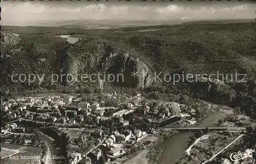 Bad Muenster Stein Ebernburg Fliegeraufnahme / Bad Muenster am Stein-Ebernburg /Bad Kreuznach LKR