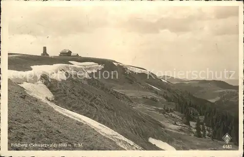 Feldberg Schwarzwald Blick zum Feldbergturm Kat. Feldberg (Schwarzwald)