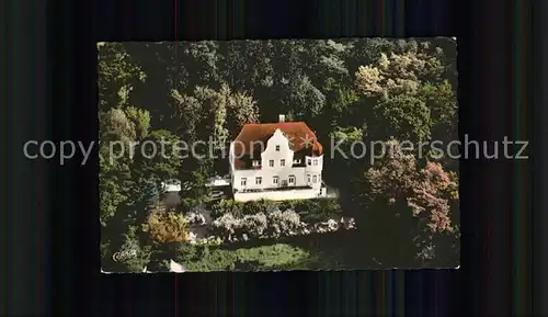 Melsungen Fulda Kur und Waldhotel Lindenlust Fliegeraufnahme / Melsungen /Schwalm-Eder-Kreis LKR