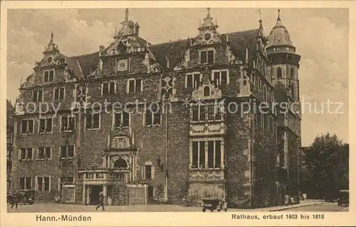 Hann. Muenden Rathaus 17. Jhdt. Kat. Hann. Muenden