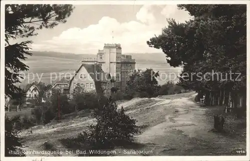 Reinhardshausen Bad Reinhardsquelle Sanatorium Kat. Bad Wildungen