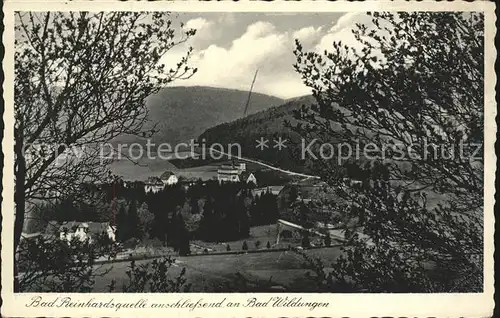 Reinhardshausen Bad Reinhardsquelle Sanatorium Kat. Bad Wildungen