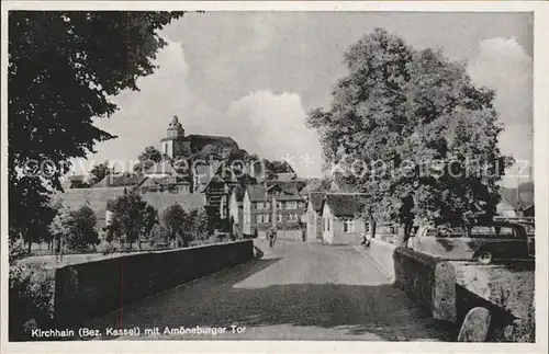 Kirchhain Hessen mit Amoeneburger Tor Kat. Kirchhain