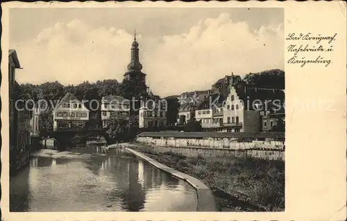 Bad Kreuznach Nahebruecke Kirche Kauzenburg Kat. Bad Kreuznach