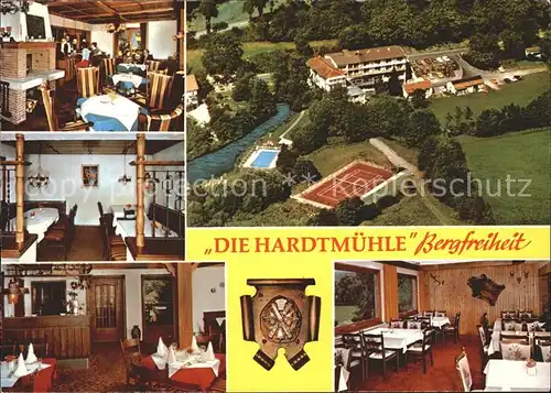 Bergfreiheit Hotel Hardtmuehle Restaurant Tennisplatz Freibad Kat. Bad Wildungen