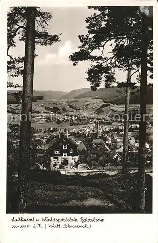 Baiersbronn Schwarzwald Teilansicht Kat. Baiersbronn