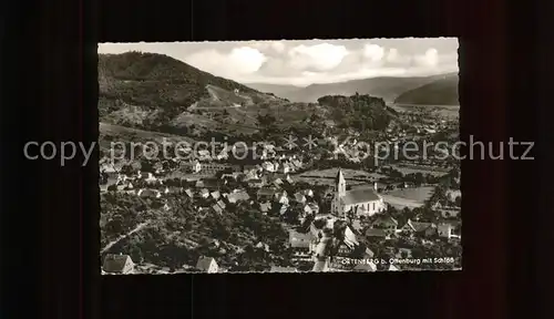 Ortenberg Baden Panorama mit Schloss Kat. Ortenberg