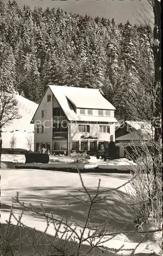 Obertal Baiersbronn Rasthaus Pension Ehret Kat. Baiersbronn