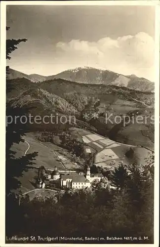 St Trudpert Klosteranlage Kat. Muenstertal