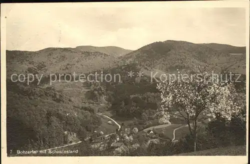 Freiburg Breisgau Bohrertal mit Schauinsland Kat. Freiburg im Breisgau