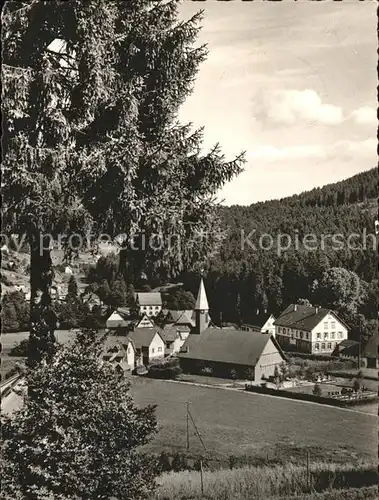 Obertal Baiersbronn Kirche Kat. Baiersbronn