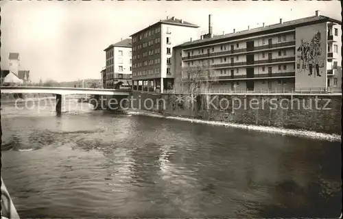 Pforzheim Wohnblocks an der Enz Kat. Pforzheim